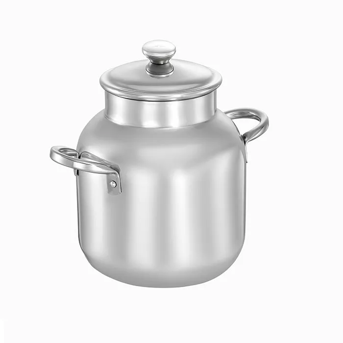 Al-Ahram Classic Full Aluminum Pot with Stainless Handles 16