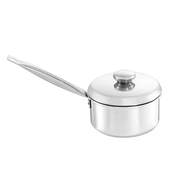 Al-Ahram Classic Aluminum Casserole with Stainless Handle and Aluminum Lid 14"