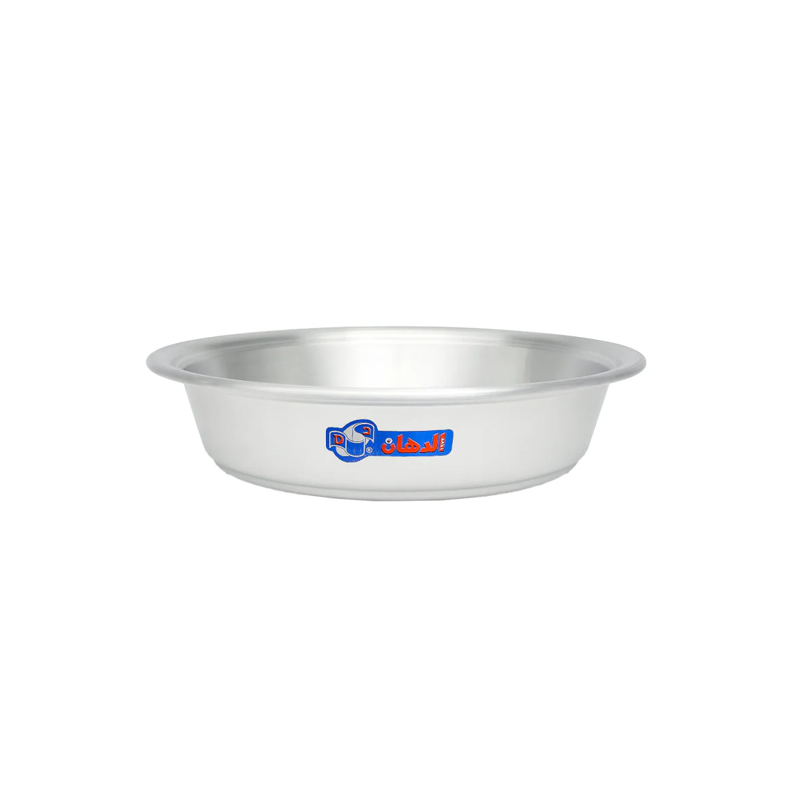 The paint is strained through a small, traditional strainer.
