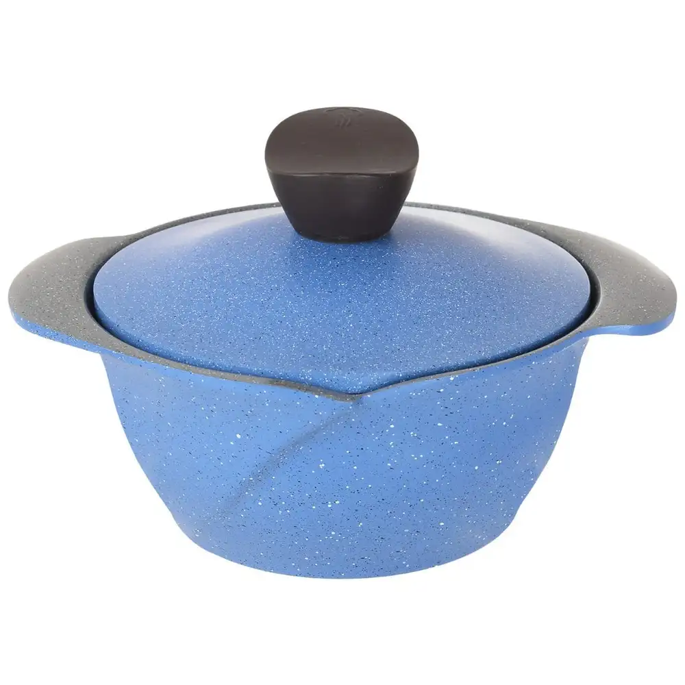 Master Pot M20 Granite Flower Blue