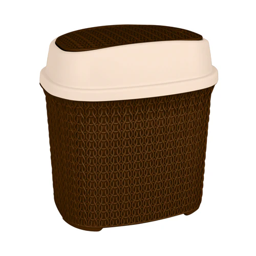 Small palm-leaf wastebasket