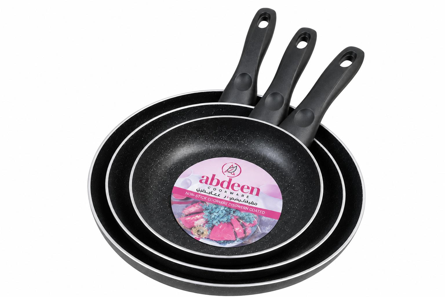 3-piece Abadi frying pan set (20-24-28)