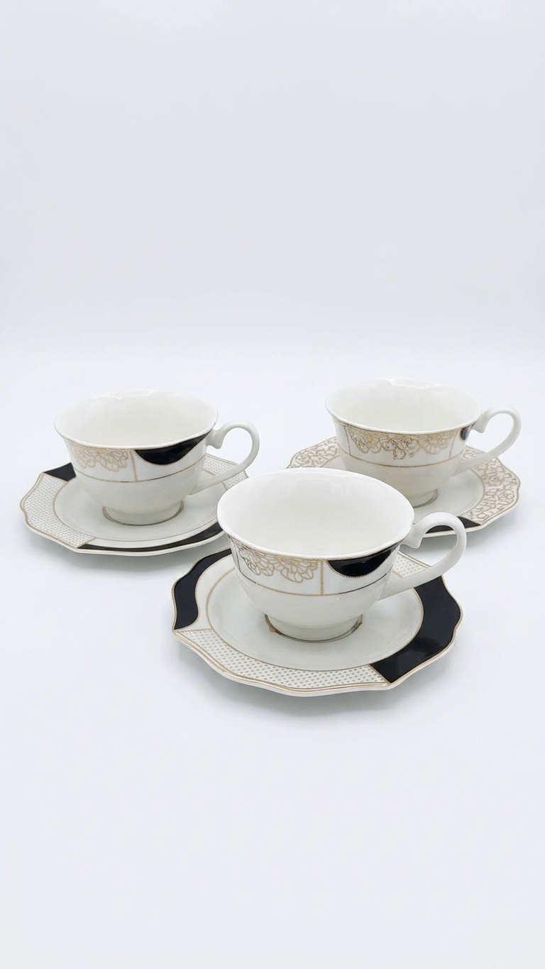 Lotus Sunrise Tea Cup Set 1800
