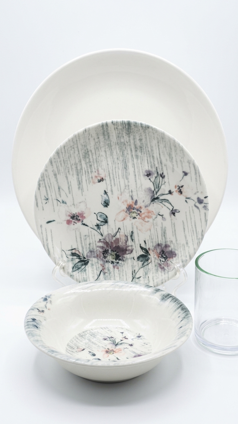 24-piece porcelain dinner set Kütahya Turkish 474