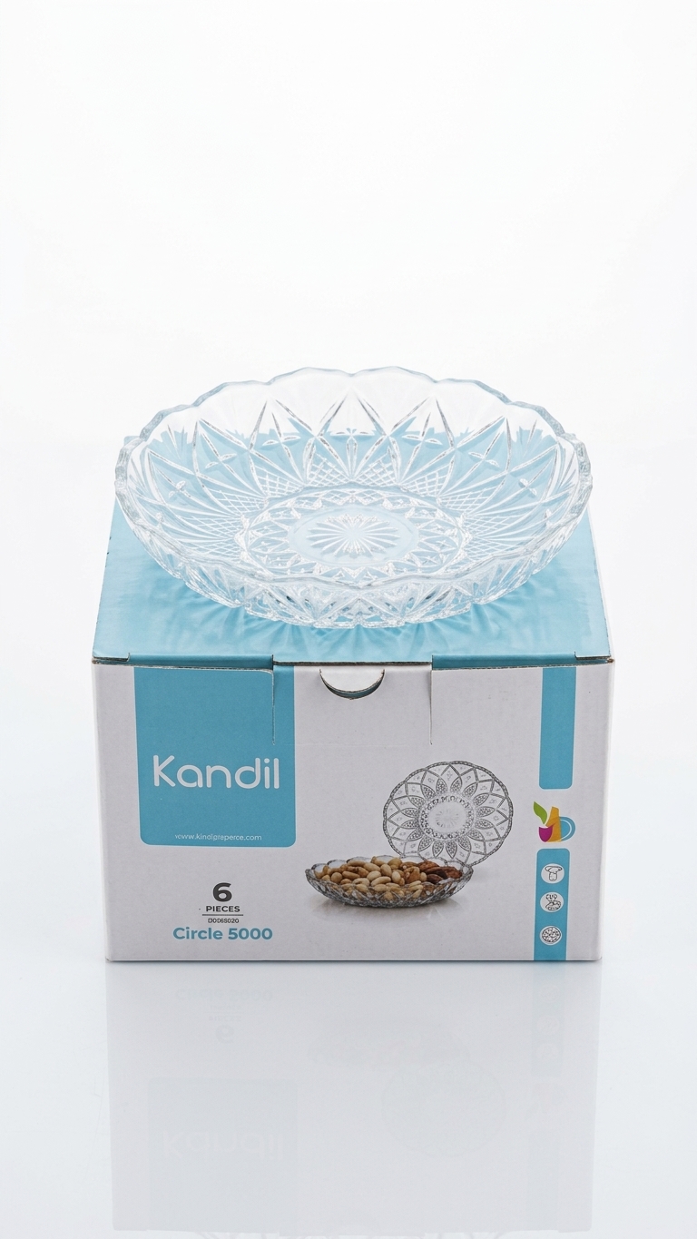 Qandil Round Plate Set 5 Inch