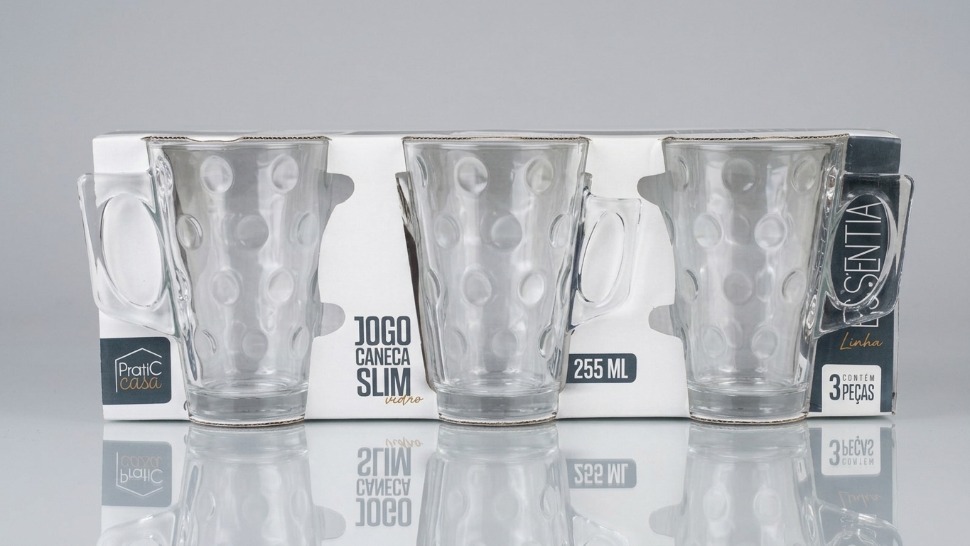 Qandil Mug Set 255mm, 3-piece holder