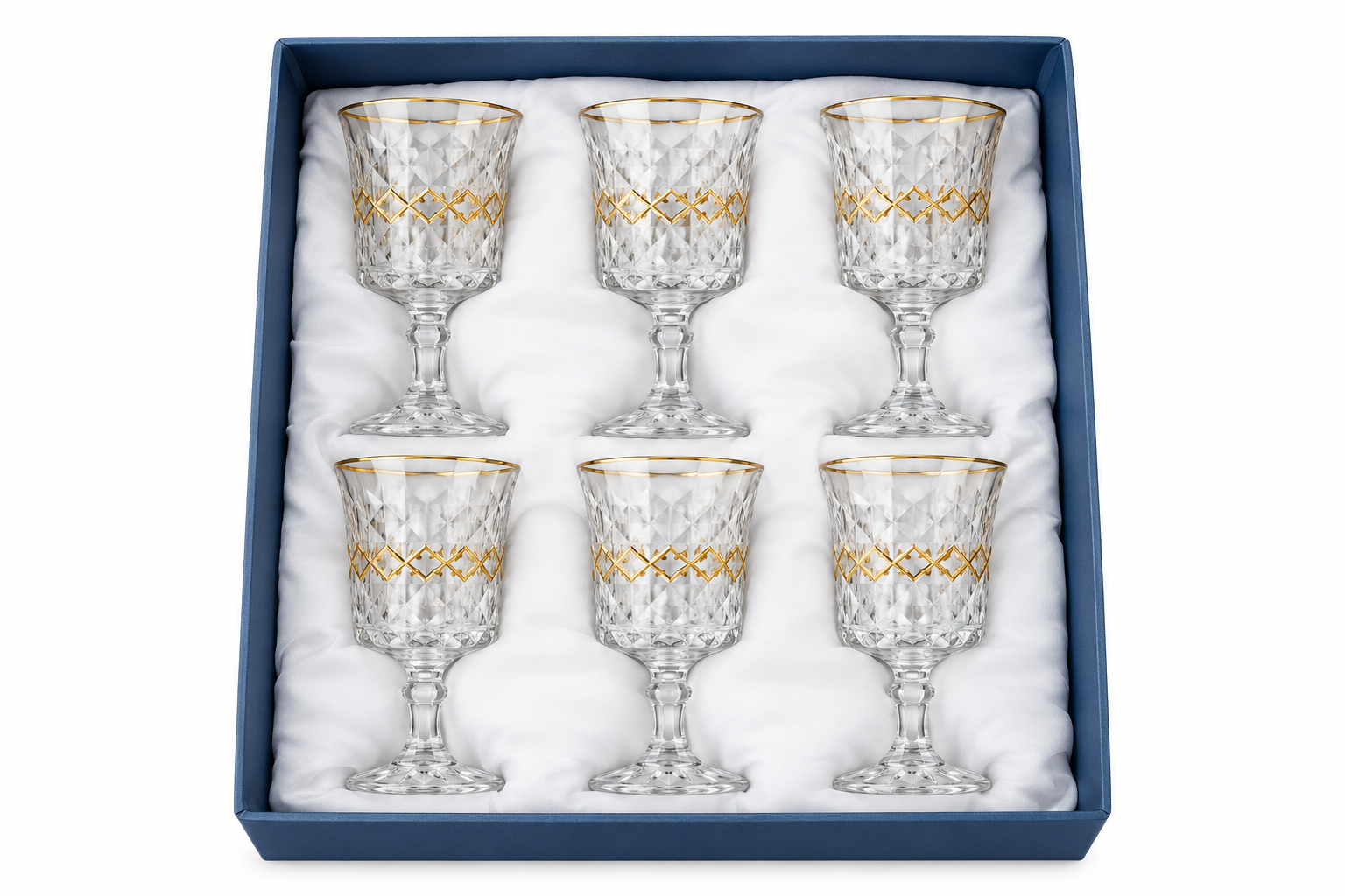 Lux Crystal Glassware Set