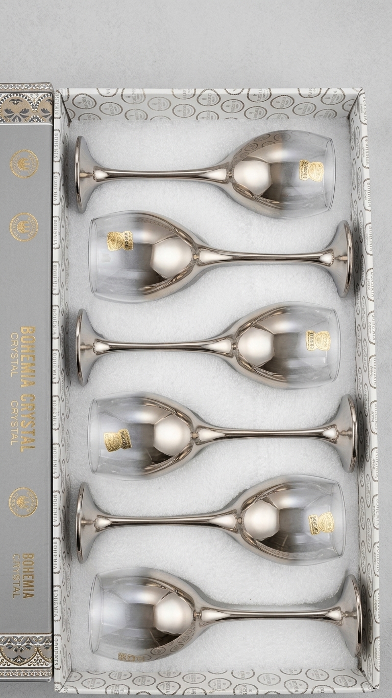 Turkish Platinum Glassware Set