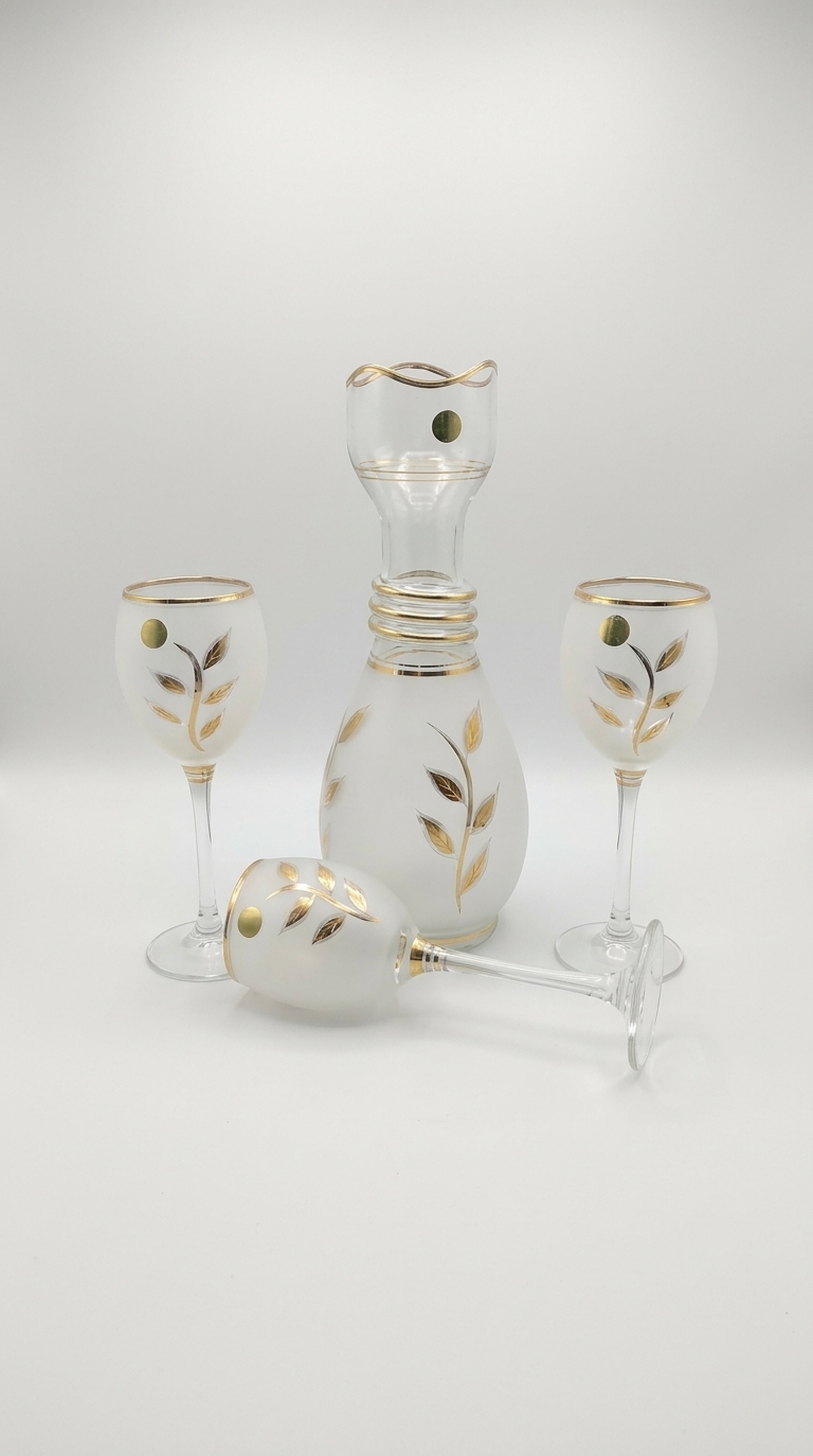 Assorted gold-design set