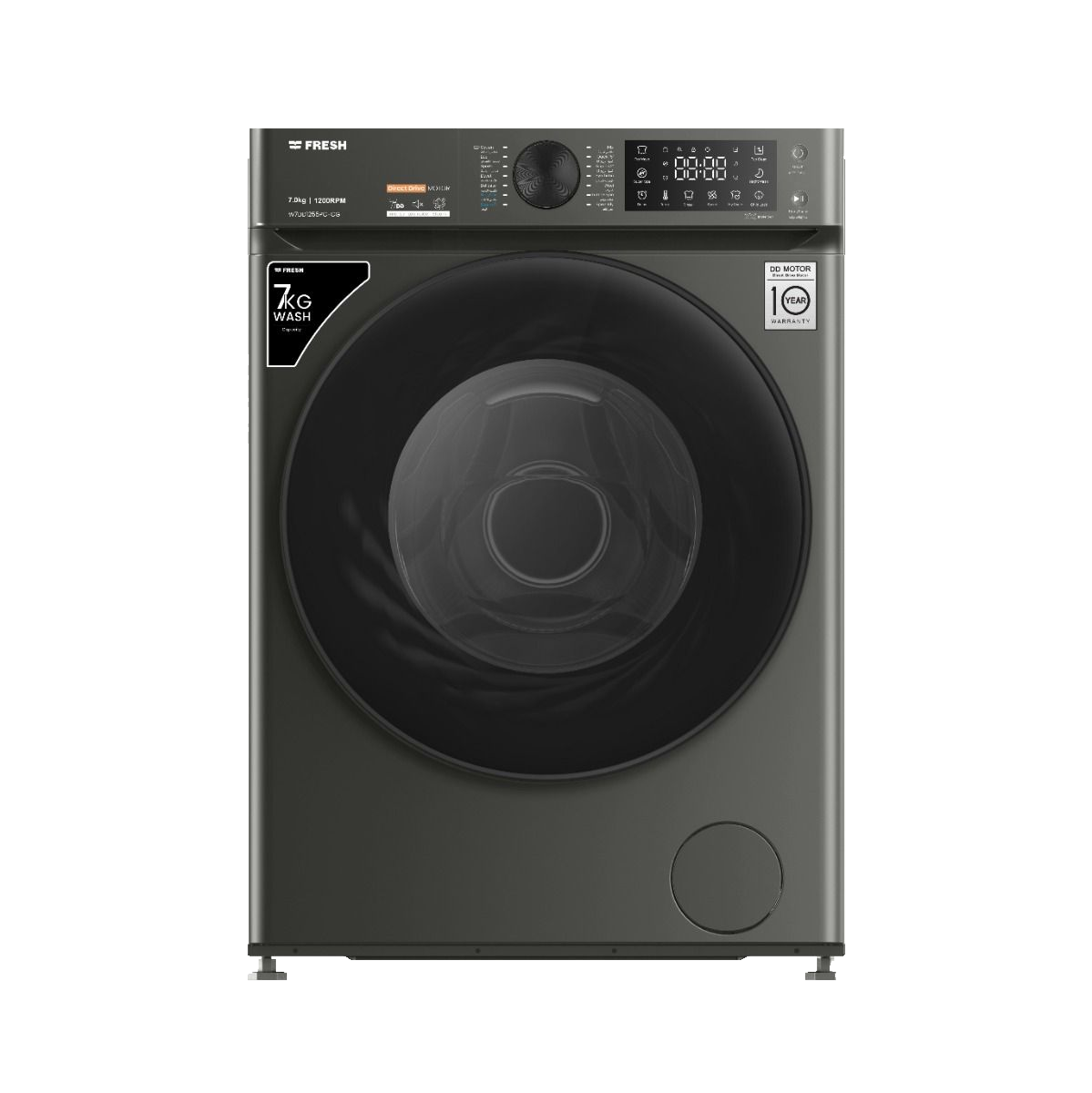 Fresh Washing Machine 7kg (FL-BLDC-7KG-1200 RPM-PC-BLDS) (23158)